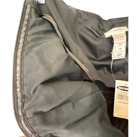 Old Navy Womens Black Strapless Plus Size Dress W/ Patterned Waist Tie Stretch S - Picture 6 of 6